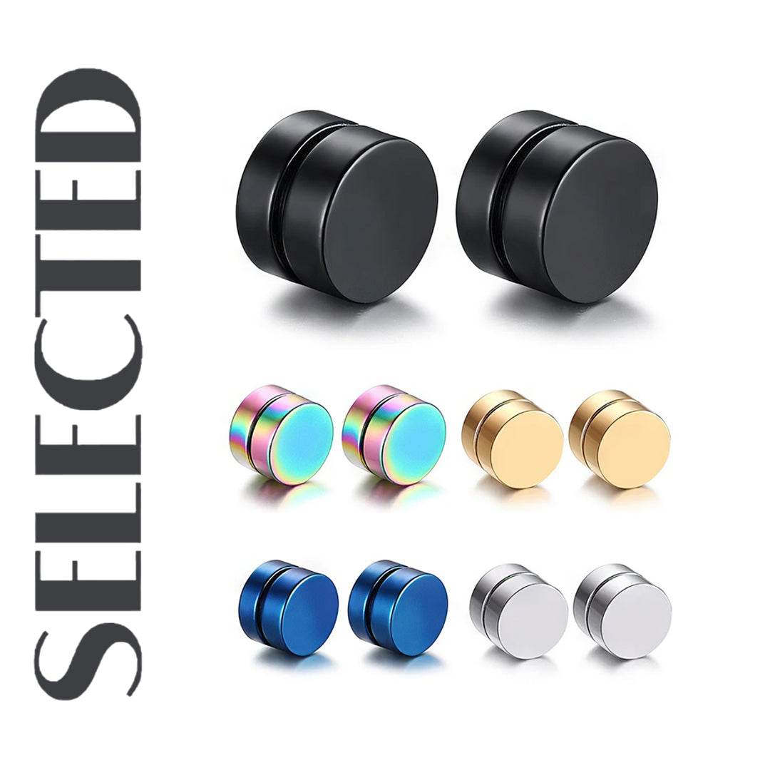 Creatorally 5 Pairs Strong Magnetic Earrings Hypoallergenic Non Pierced Studs