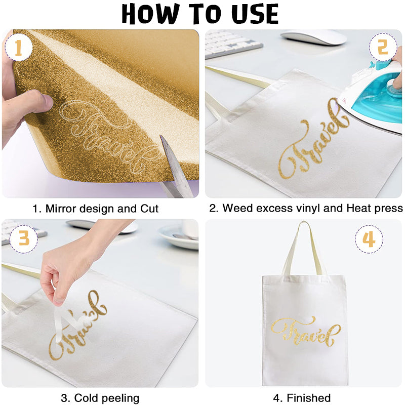 Creatorally Glitter Heat Transfer Vinyl