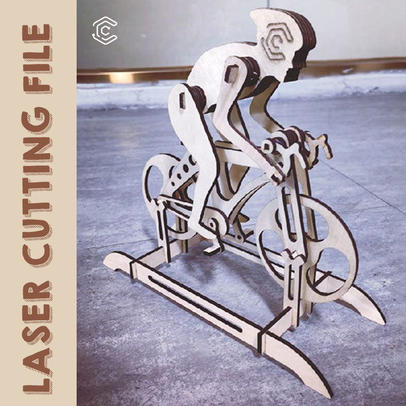 Cycling ornaments desktop laser cutter svg files for laser cutting