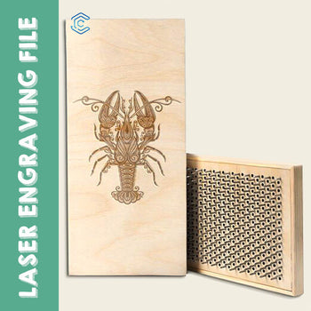 Lobster engraving laser file laser engraving images