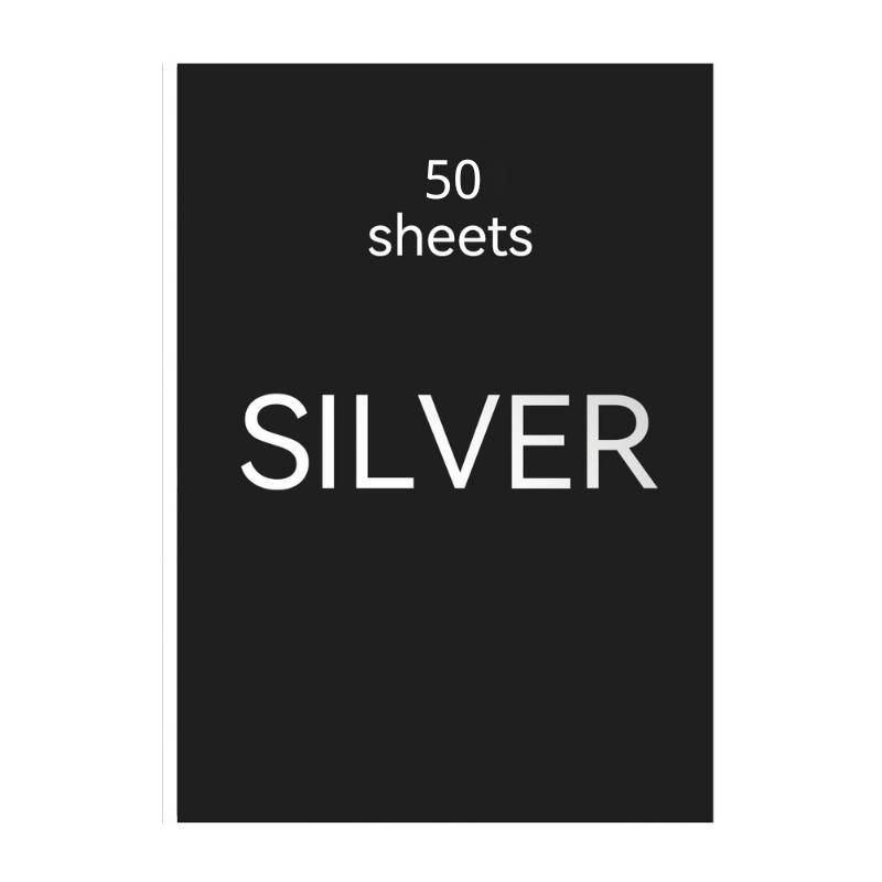 Creatorally 50 Sheets A4 Silver Laser Scratch Paper Crafts