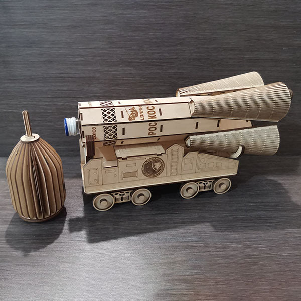 Raketenwerfer 3D-Puzzle-Laserschneidedatei