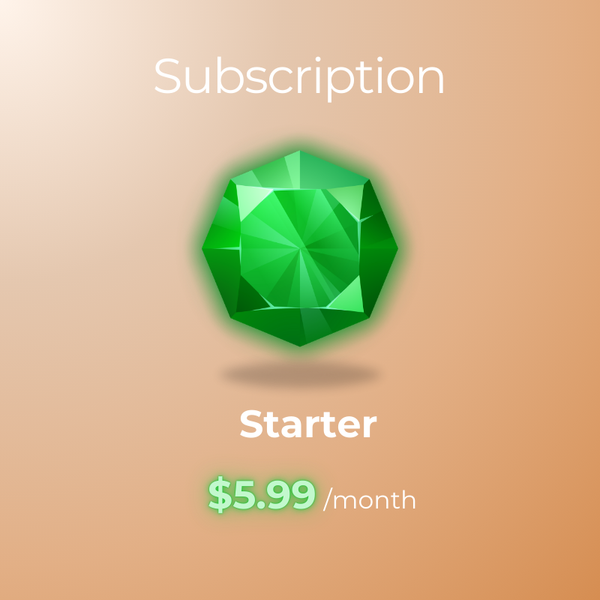 Starter Laser Files Subscription - $5.99/month