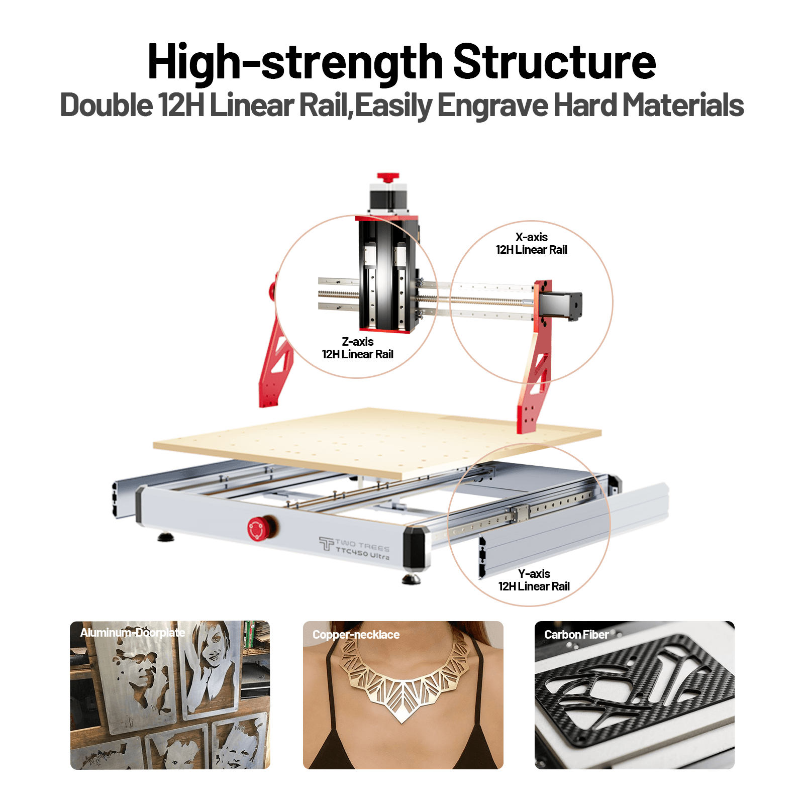 Twotrees TTC450 Ultra CNC Router Machine