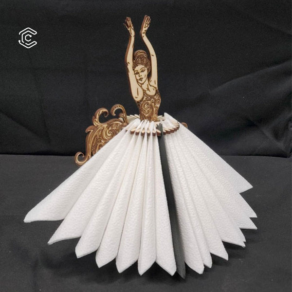 Dancer tissue holder laser cutting file