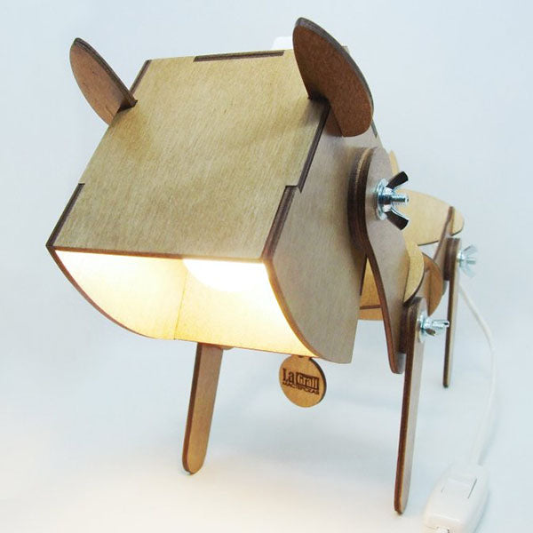 Frecher Hund Nachtlicht Laserschneidedatei 