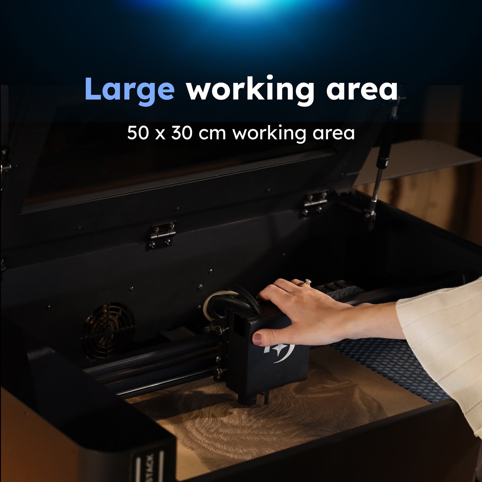 Limited availability - AtomStack Hurricane CO₂ Laser Cutter (K60)