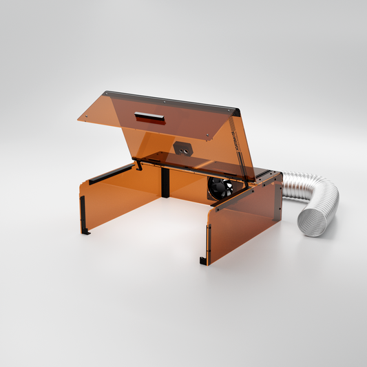 Gabinete AtomStack B3 - Caixa protetora à prova de poeira para máquina de gravação a laser com câmera para série A6