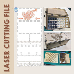Spider-Man chess box laser cutting file