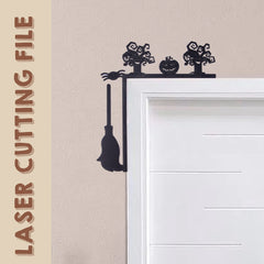 Halloween Türecke Laser Schneidedatei Bundle - DIY Gruselige Eingangsdekoration