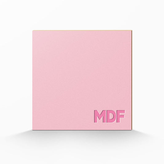 Creatorally Pink Density Board 1/8" 6PCS 12" x 12" DIY Ornaments