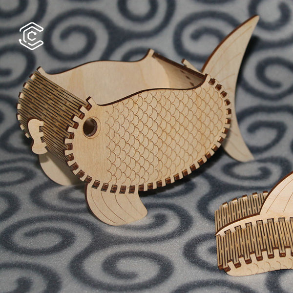 Fish storage box laser cutting file