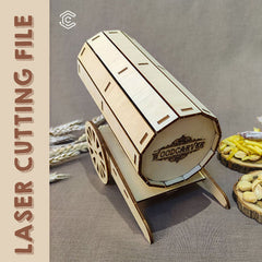 Mittelalterliche Kanonen-Laserschneiddatei 