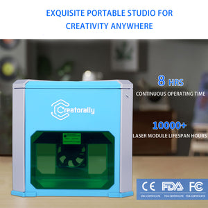 Creatorally K6 Laser Engraver 3000mW 0.05mm Accuracy Support BLUETOOTH Connection