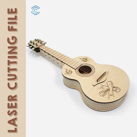 Guitar laser cutting file laser cut svg