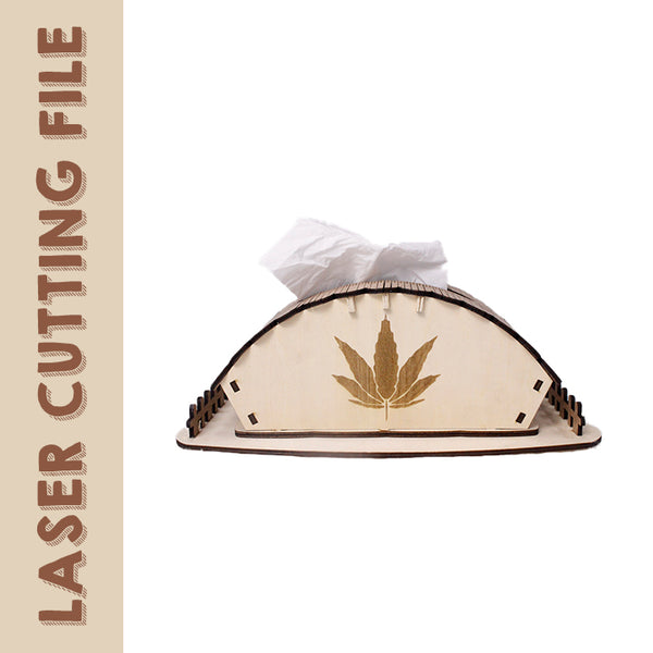 Taschentuchbox in Hausform – Kreative Wohndekoration, Laserschneidedatei