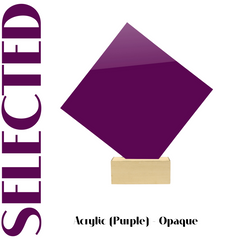 Creatorally 3PCS 12"x12" 1/8" Purple Opaque Acrylic Sheet