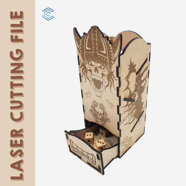 Dice Tower laser cutting file best file for laser cutting
