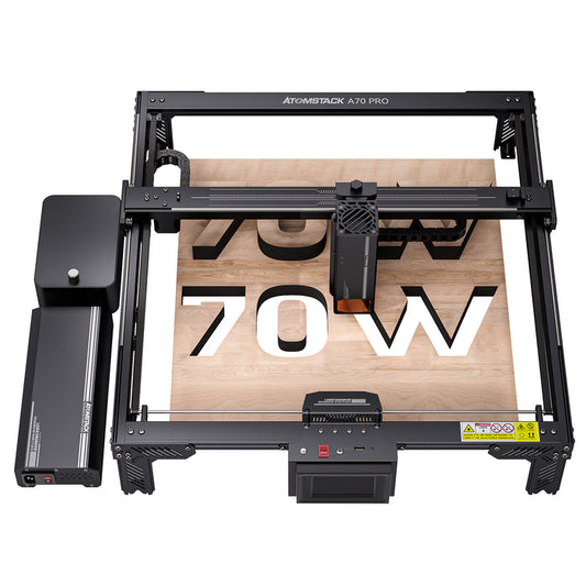 ATOMSTACK A70 Laser Engraver Equipped with F60 Air Assist Kit