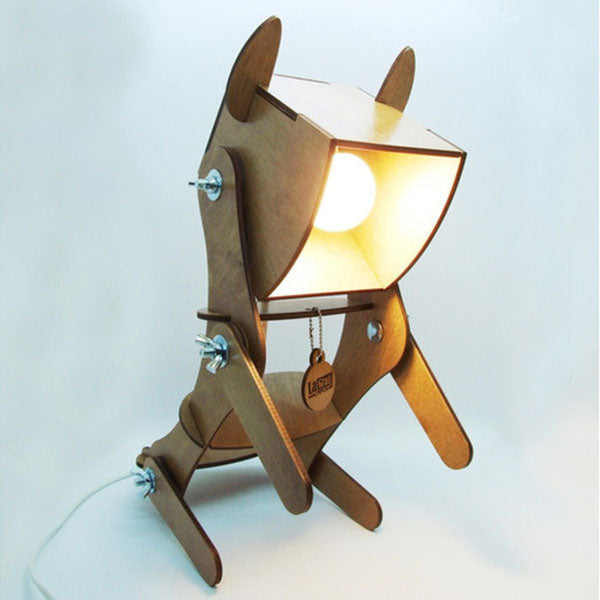 Naughty dog night light laser cutting file