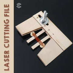 Arquivo de corte a laser para dispositivo auxiliar de modelo de navio de madeira