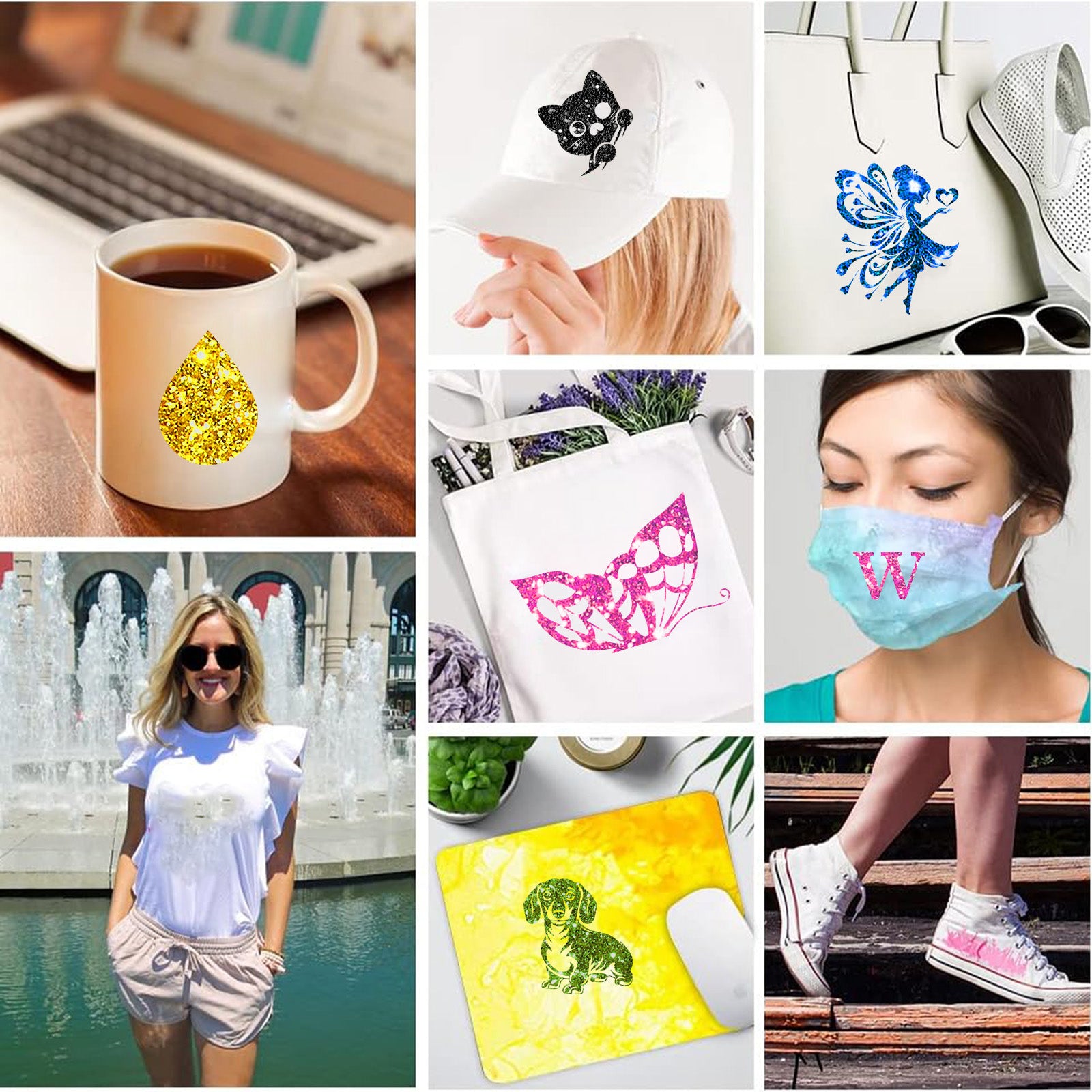 Creatorally Glitter Sublimation Transfer Paper (10-Pack)