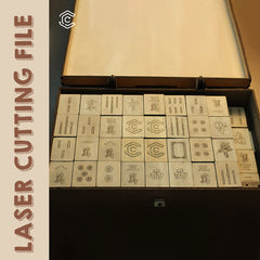 Brainstorm Mahjong laser cutting file
