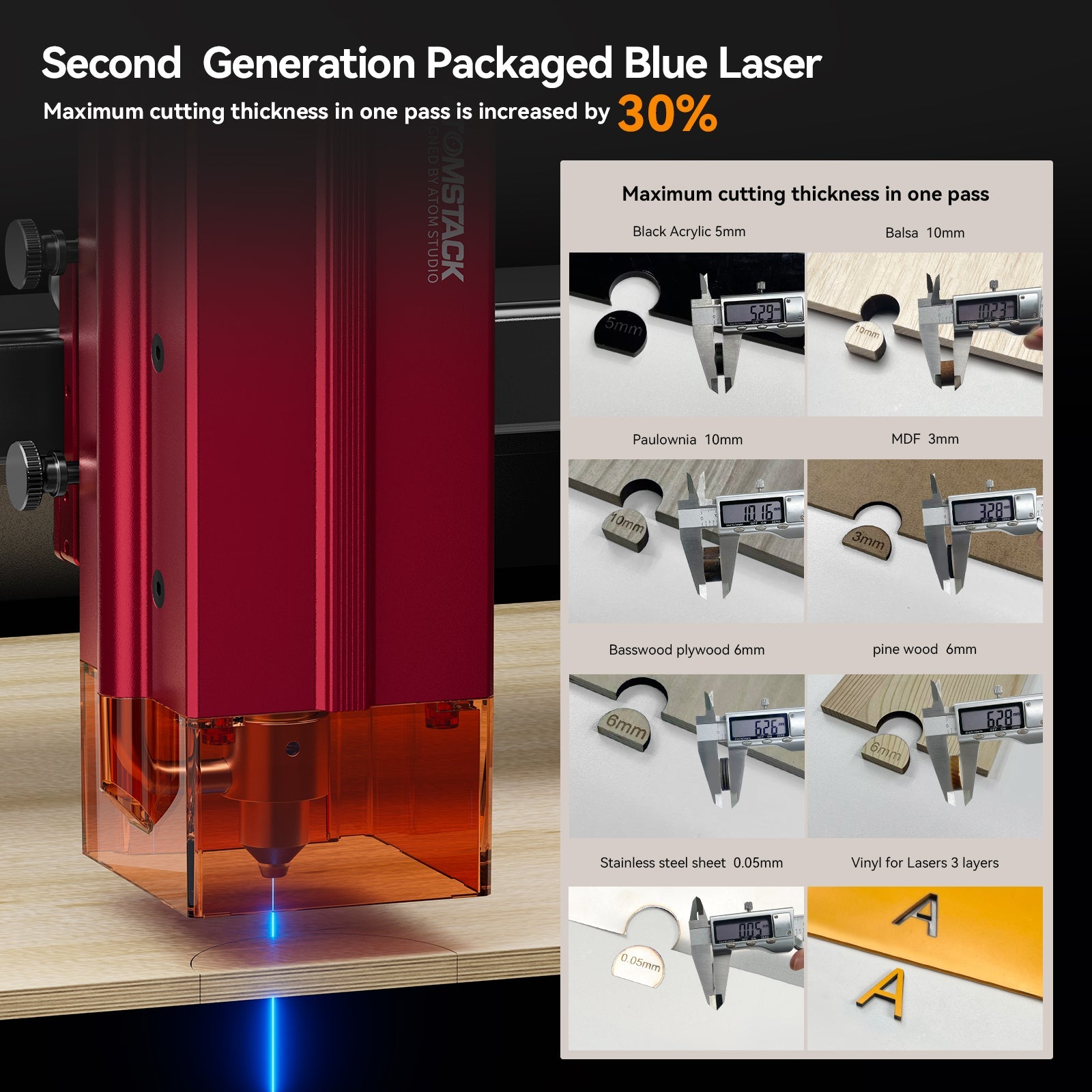 Gravador a laser ATOMSTACK A12 Pro