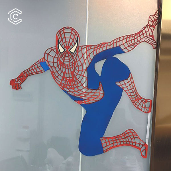 Wall-crawling spiderman laser cutting file