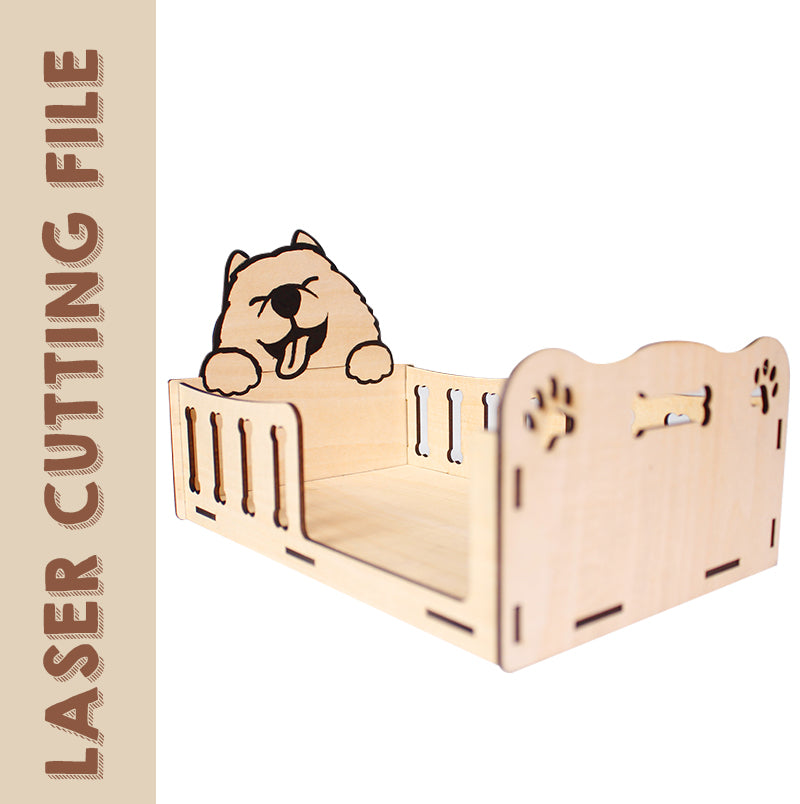 Multi-Style Doggie Bed Laser Cutting File - Create Custom Beds for Your Furry Friends