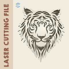 Tiger style laser cutting file