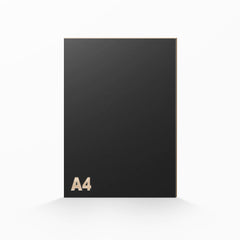 Creatorally Solid-Color Plywood Sheets – 6pcs A4 11.7"x8.27" 3mm, FSC Certified & DIY