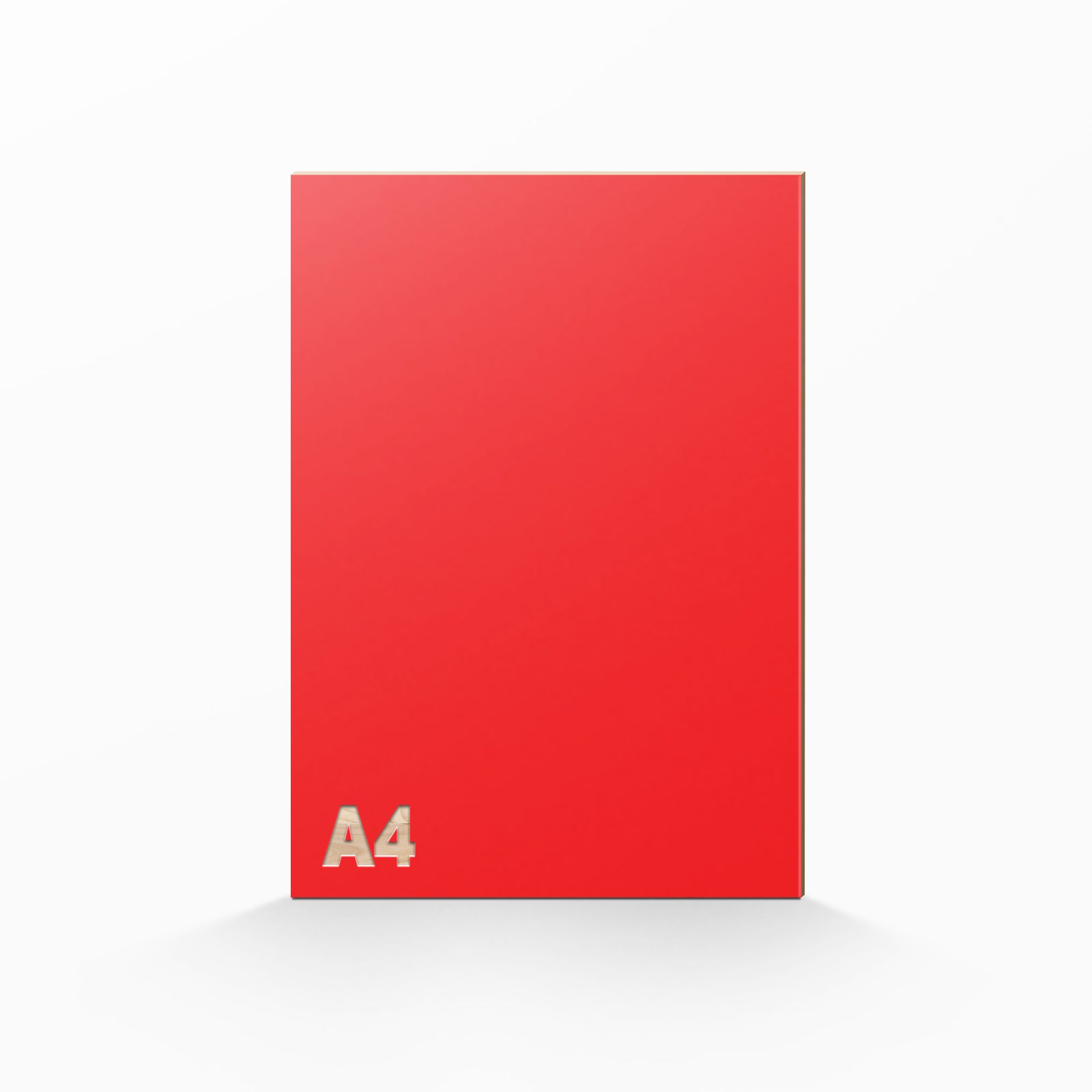 Creatorally Solid-Color Plywood Sheets – 6pcs A4 11.7"x8.27" 3mm, FSC Certified & DIY