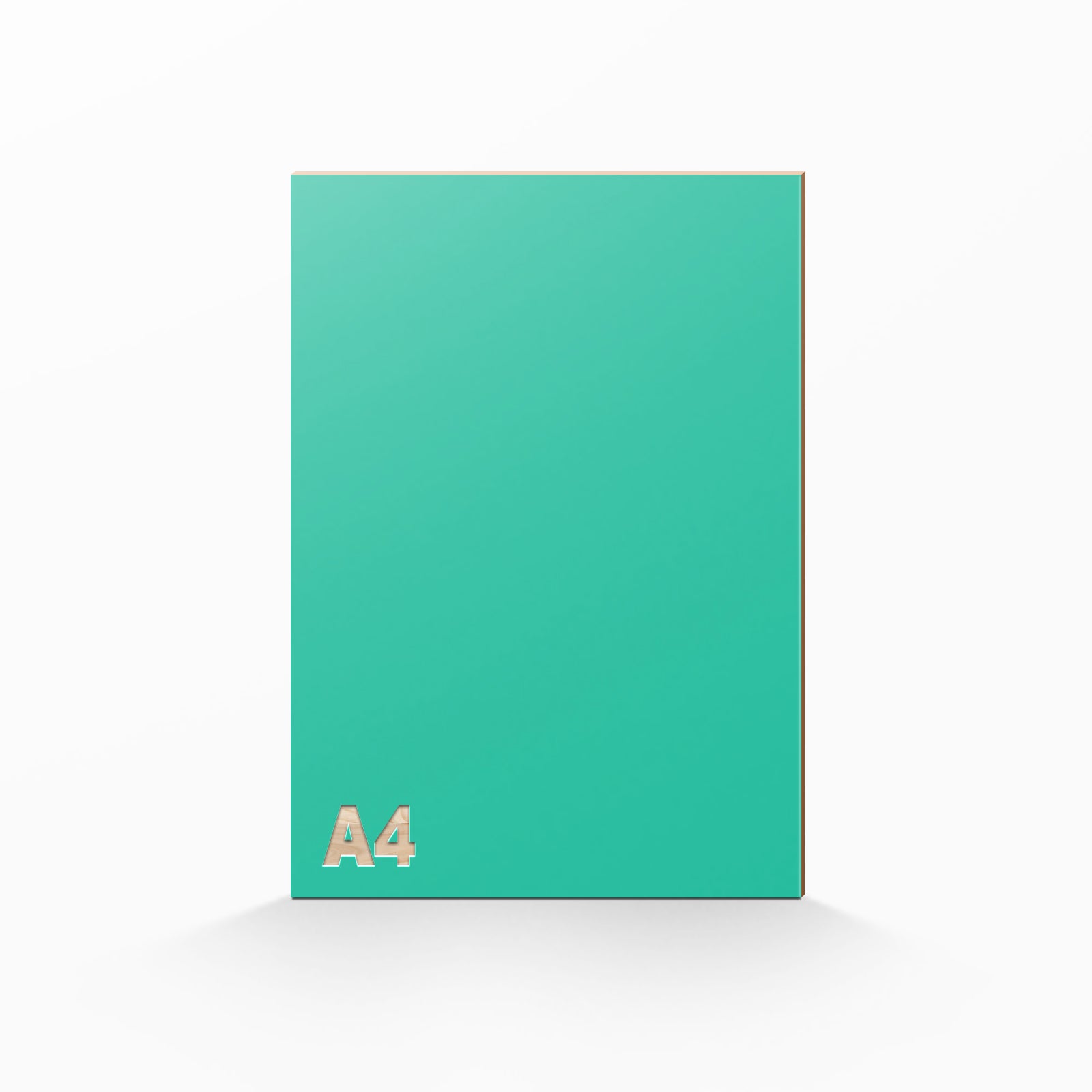 Creatorally Solid-Color Plywood Sheets – 6pcs A4 11.7"x8.27" 3mm, FSC Certified & DIY