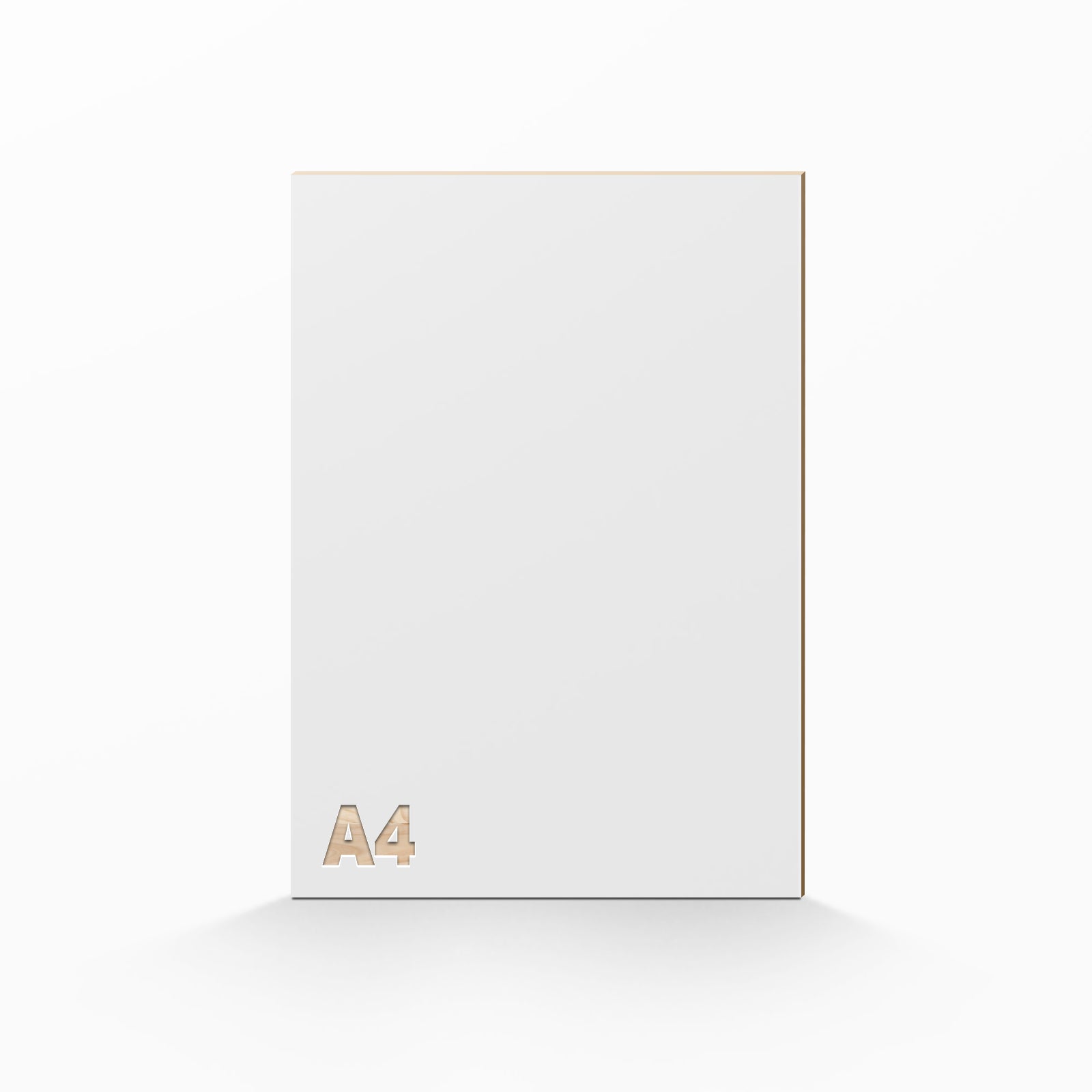 Creatorally Solid-Color Plywood Sheets – 6pcs A4 11.7"x8.27" 3mm, FSC Certified & DIY