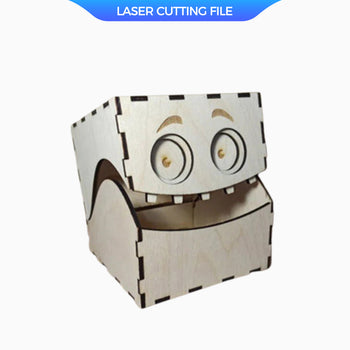 Children's Day monster box laser cutting file