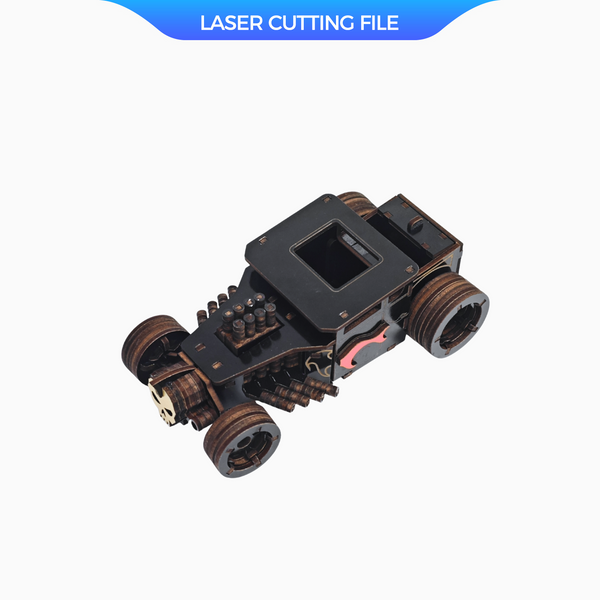 Death Race modified car svg files for laser cutting