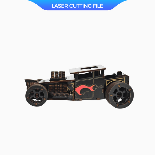 Death Race modified car svg files for laser cutting
