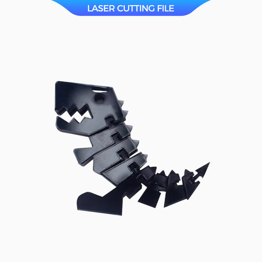 Flexible Mini Dinosaur Laser Cutting File