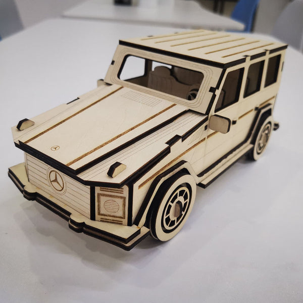 G 500 off-road vehicle 3D puzzle laser cutting file