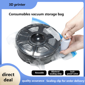 3D Printer PLA/ABS/TPU Filament Vacuum Storage Bag Filament Dryer Manual Air Pump - CREATORALLY