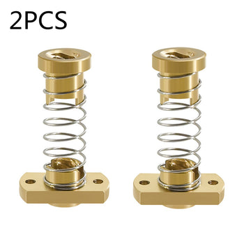 2 Set CR10 Z Axis T8 Anti Backlash Spring Loaded Nut Elimination Gap Brass Nuts for Ender 3s - CREATORALLY