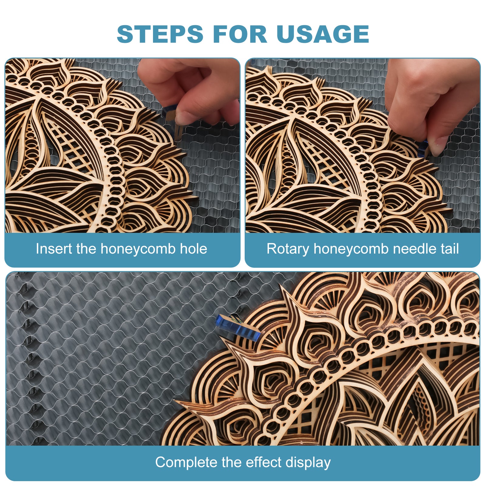 Creatorally Honeycomb Working Table for CO2 Laser Engraving Cutting Machine - CREATORALLY