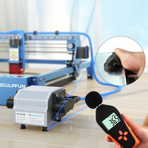 SCULPFUN 30L/Min Air Assist for Laser Engraver Engraving Machine Adjustable Speed - CREATORALLY