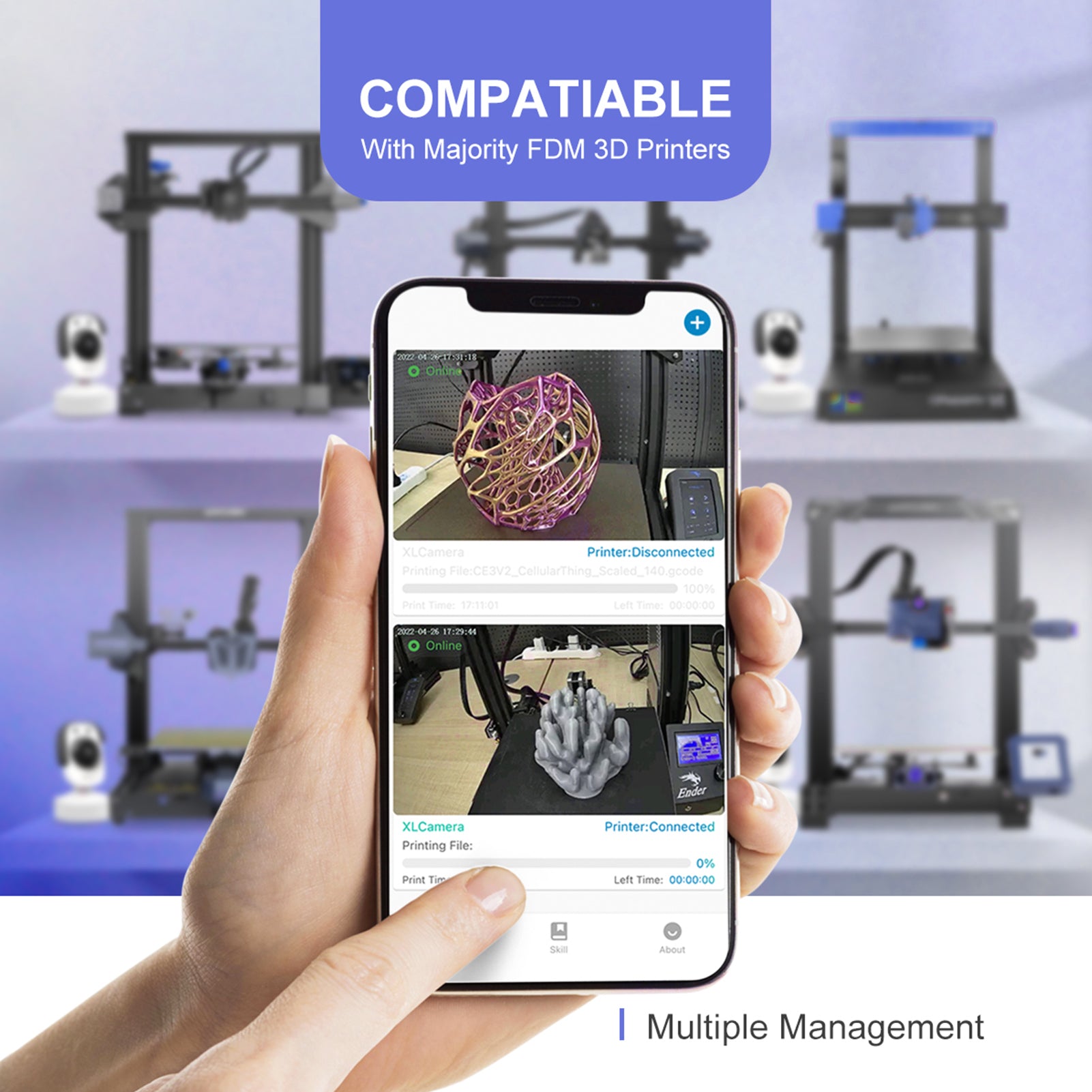 Mintion Beagle Camera for 3D Printer Plug and Play w/Remote Monitoring - CREATORALLY