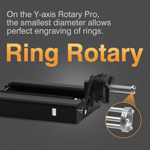 Y-axis 4 in 1 Rotary Roller Module Kit for Laser Engraving Machine Engraving Cylindrical Object - CREATORALLY