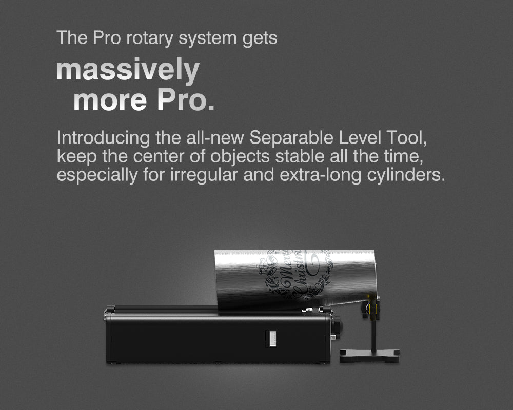 Y-axis 4 in 1 Rotary Roller Module Kit for Laser Engraving Machine Engraving Cylindrical Object - CREATORALLY