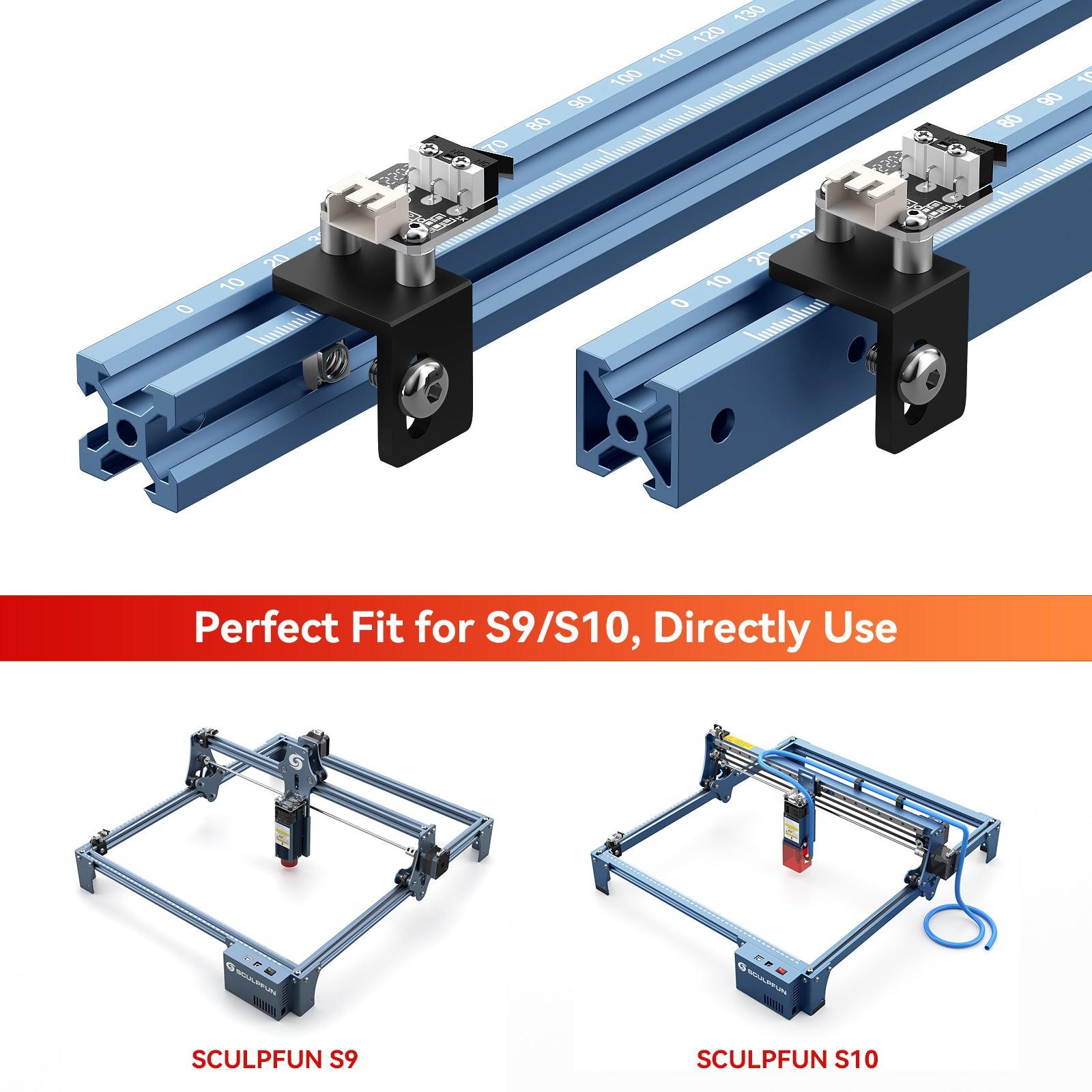 SCULPFUN S9/S10 Laser Engraving Machine Standard Limit Switch Open Homing Positioning Function - CREATORALLY