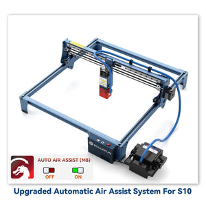 SCULPFUN Automatic Air Assist Mainboard Kit 30L/min Air Pump 12V for S9/S10 Laser Engraver - CREATORALLY
