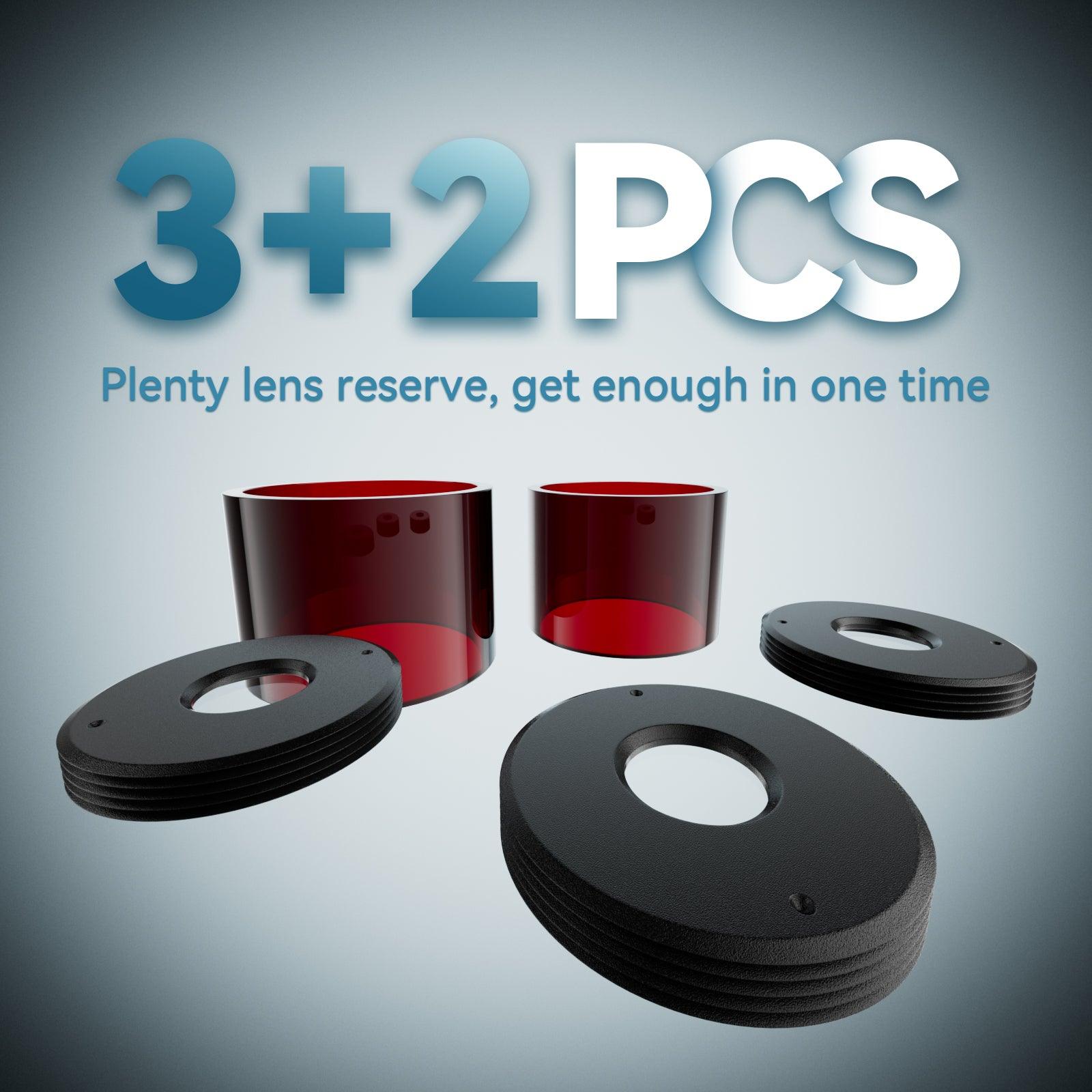 SCULPFUN S9 Original Lens Set 3pcs + 2 Acrylic Covers - CREATORALLY